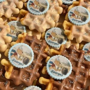 Luxewafel met eetbare print