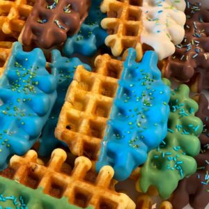 Luxewafel met sprinkles
